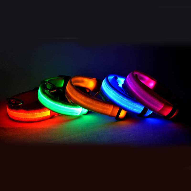 LED Luminous Pet Collar – Night Safety & Adjustable