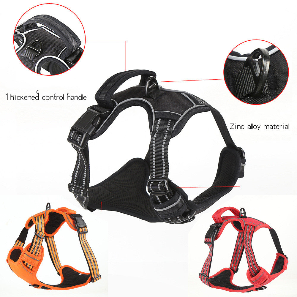 No-Pull Reflective Dog Harness – Breathable & Comfortable