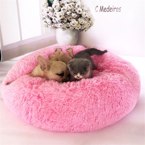 Cozy Long-Fur Cat Bed