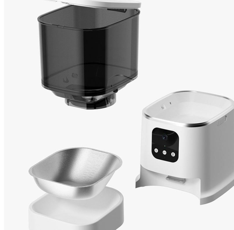 Smart Automatic Pet Feeder – WiFi App Control & Voice Call