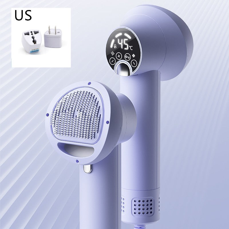 Smart Pet Hair Dryer & Comb – Quiet & Safe Grooming