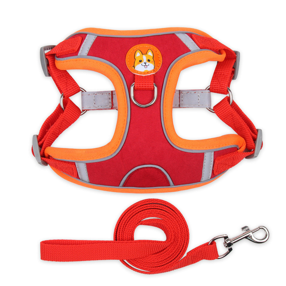 Reflective Pet Harness – Soft Mesh & Comfortable
