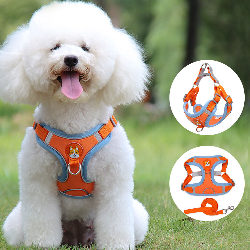 Reflective Pet Harness – Soft Mesh & Comfortable