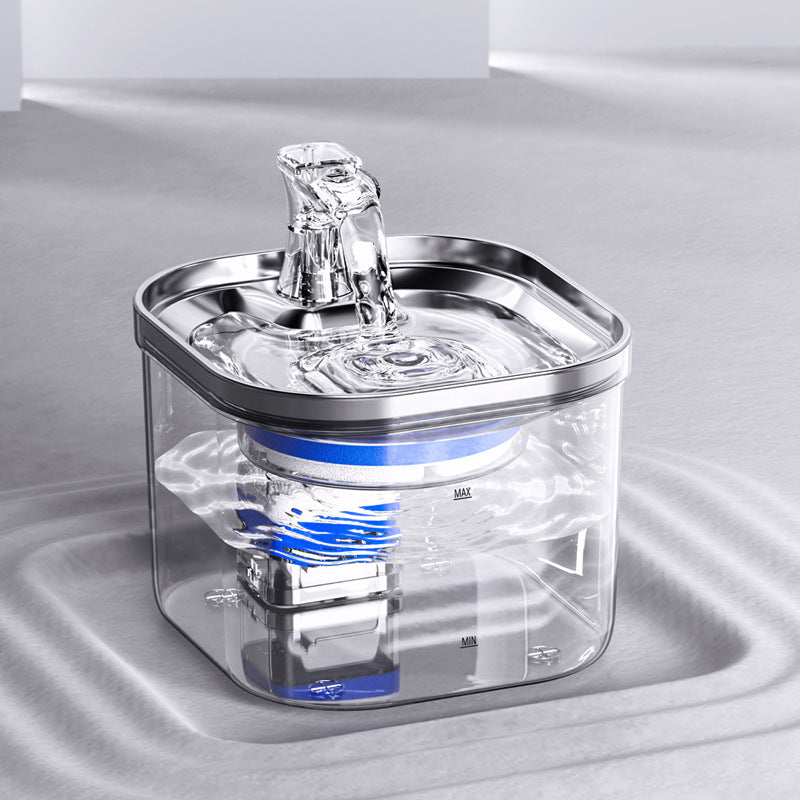 Automatic Stainless Steel Pet Water Fountain – Fresh Flow Hydration