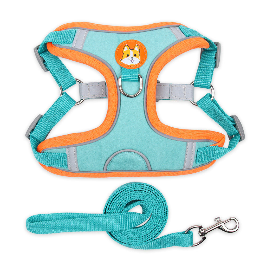 Reflective Pet Harness – Soft Mesh & Comfortable
