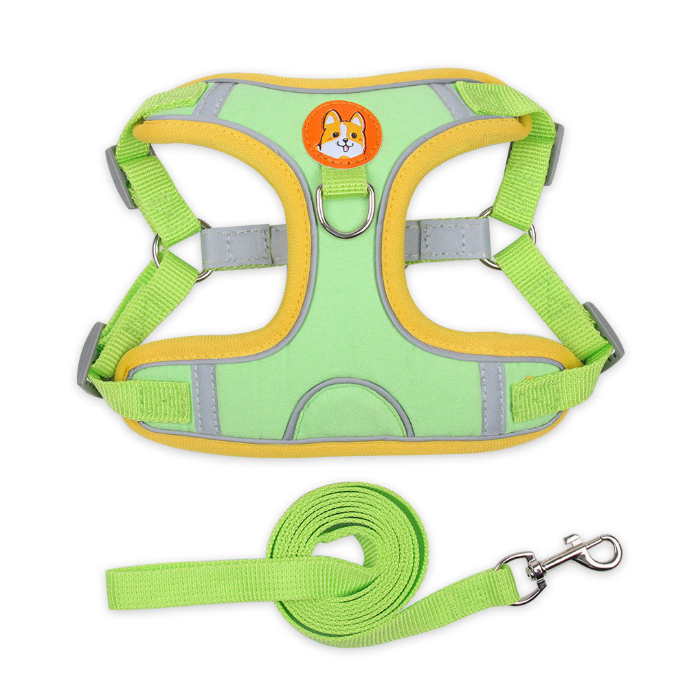 Reflective Pet Harness – Soft Mesh & Comfortable