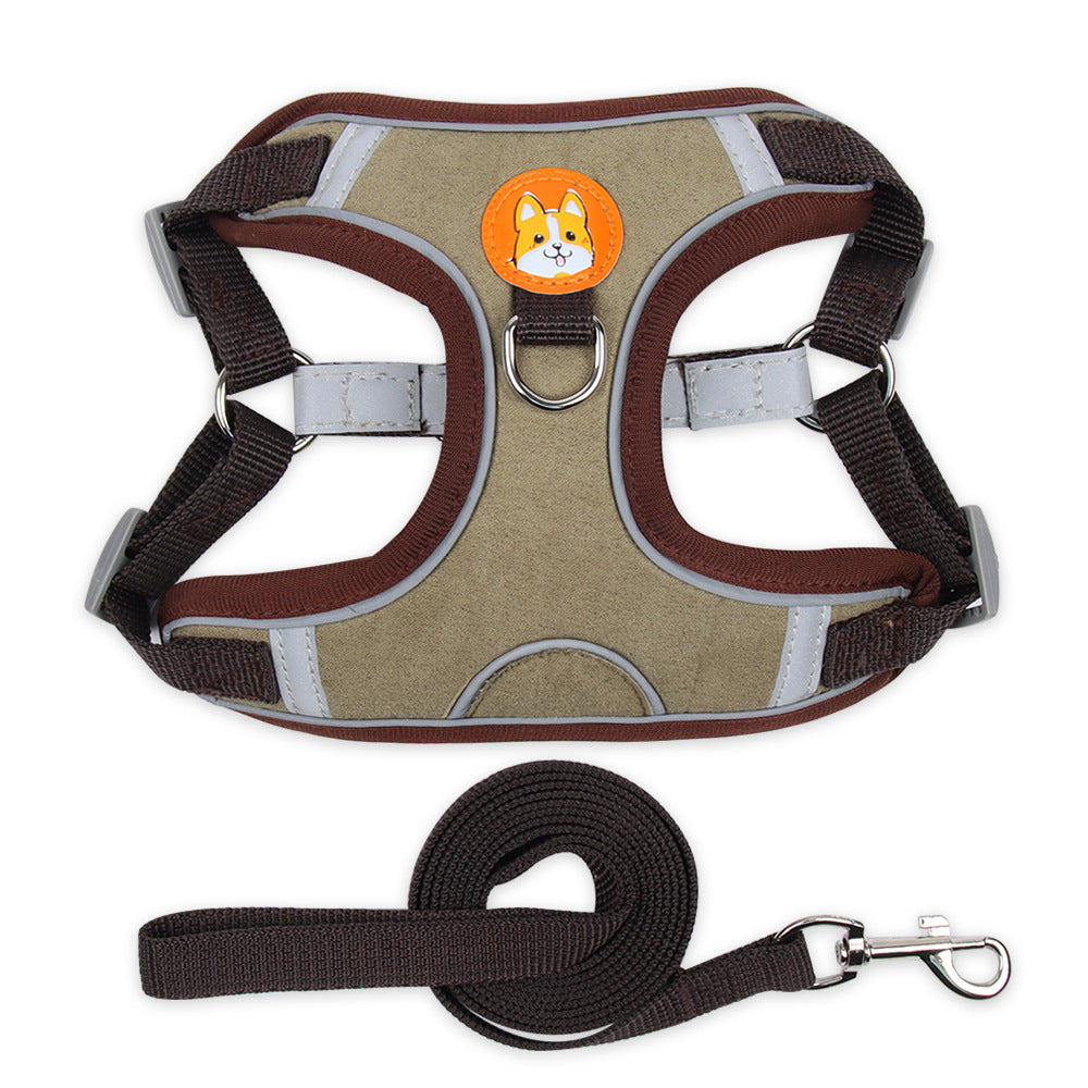 Reflective Pet Harness – Soft Mesh & Comfortable