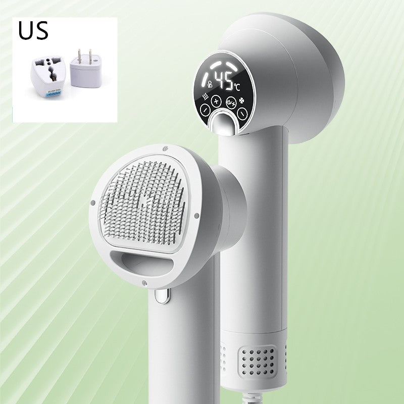 Smart Pet Hair Dryer & Comb – Quiet & Safe Grooming