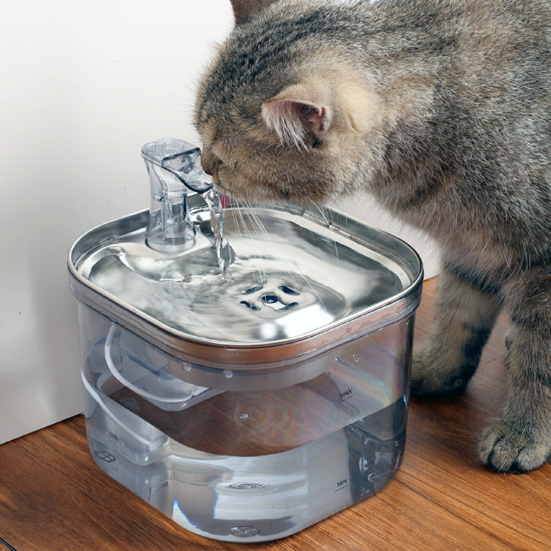 Automatic Stainless Steel Pet Water Fountain – Fresh Flow Hydration